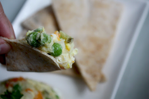 Salade Olivier with Pita Bread