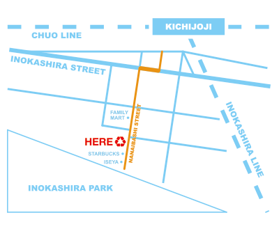 吉祥寺店地図