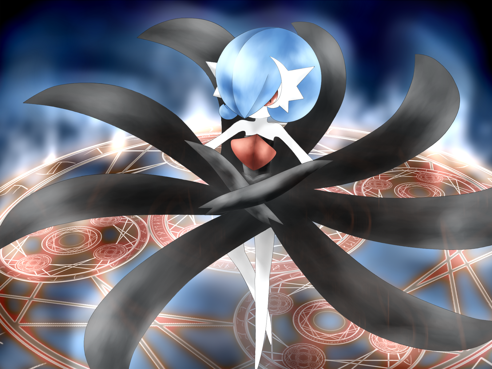 ７月のトップ絵はメガサーナイト ポケモン王国ブログ
