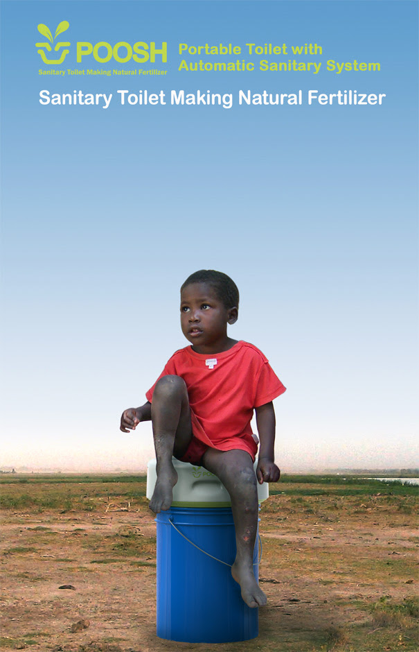 Poosh Bucket Mounted Toilet Solution by Sangmin Bae, Kim Yeon Hee, Mark Whiting, Choi Eun Jung & Yu Hannie