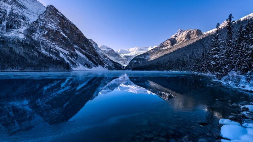 Lake Louise Landscape HD Wallpaper - WallpaperFX