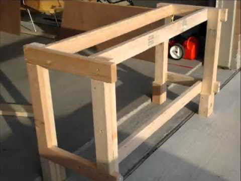 How to Build a Workbench In Only A Few Steps - YouTube