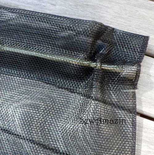 DIY Screen Door Curtain