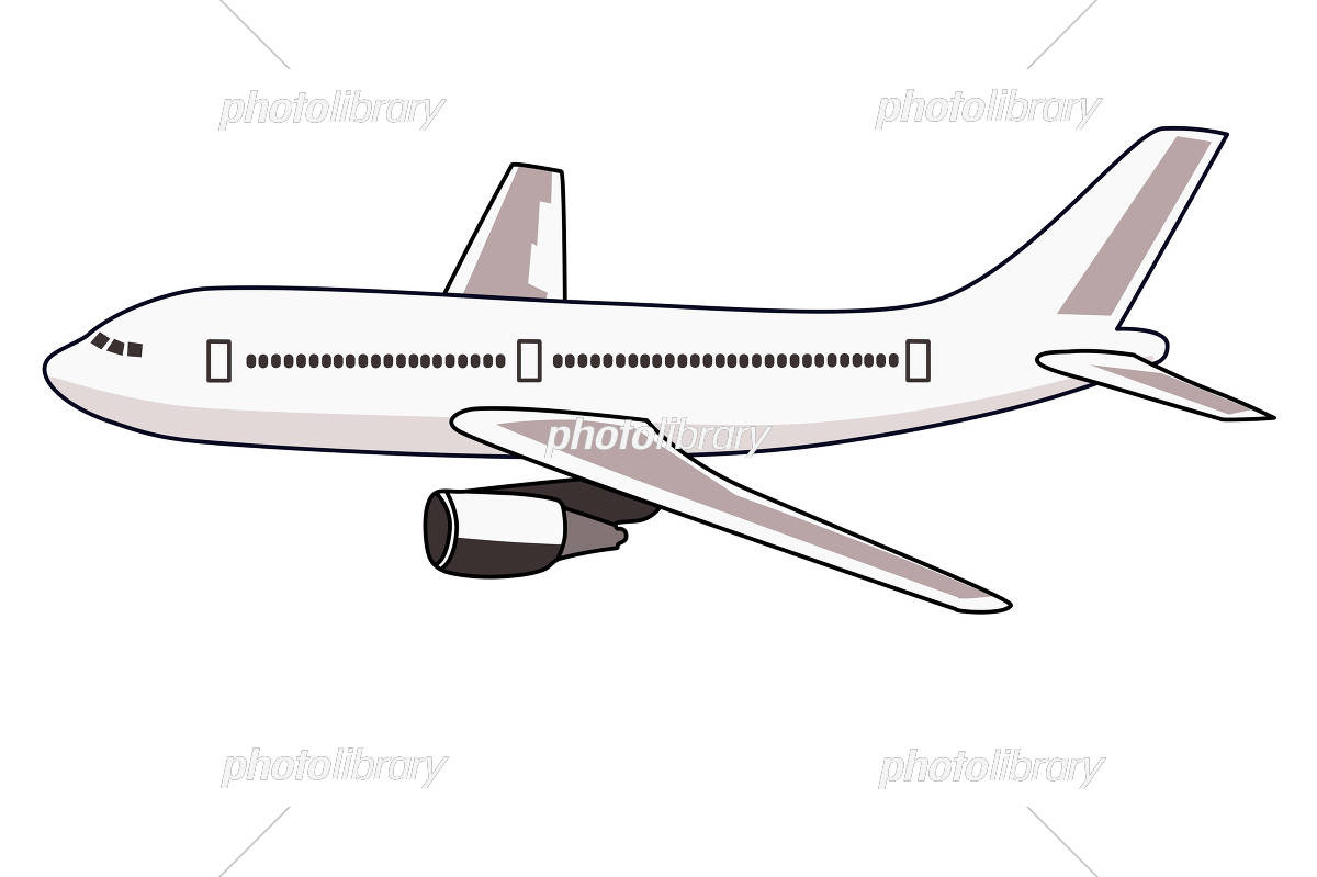 100以上 飛行機 イラスト 簡単 右向き 無料の動物画像
