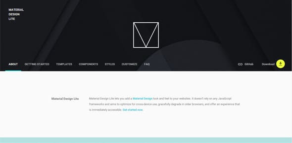 Material-Design-Lite-framework