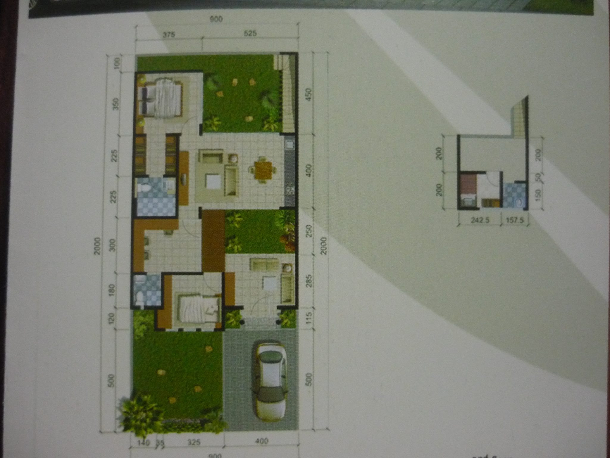 DENAH LEBAR 8 METER Gambar Rumah  Idaman com