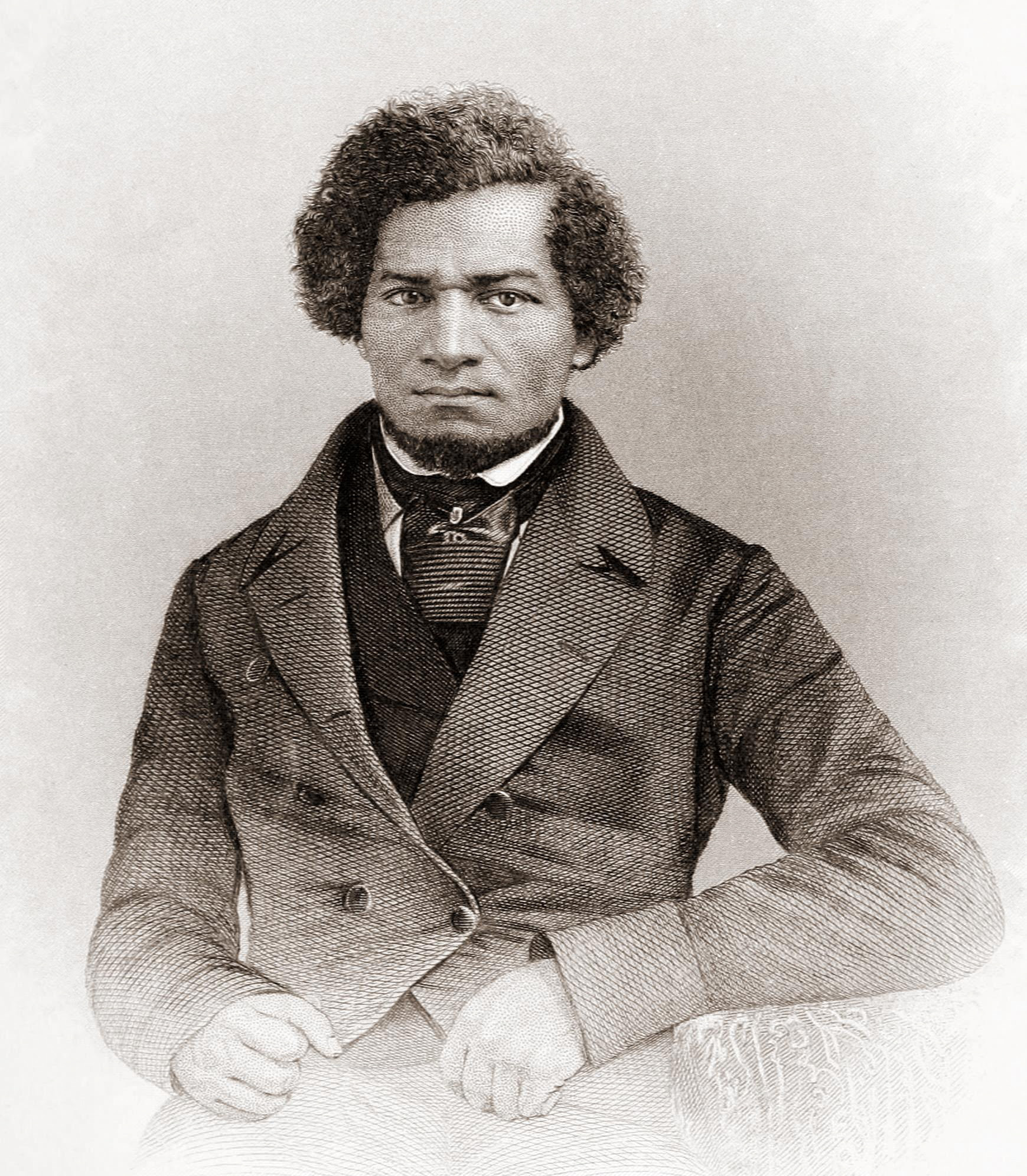 Portrait of Frederick Douglass as a younger ma...