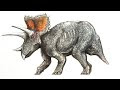 [最も共有された！ √] トリケラトプス 恐竜 かわいい イラスト 547473
