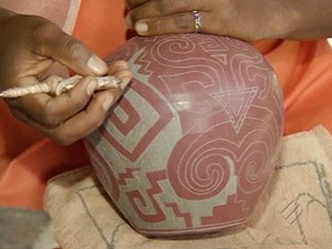 Cerâmica marajoara (Foto: Reprodução/TV Liberal)
