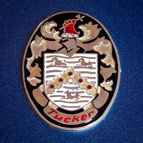 tucker model  emblem  classic car truck