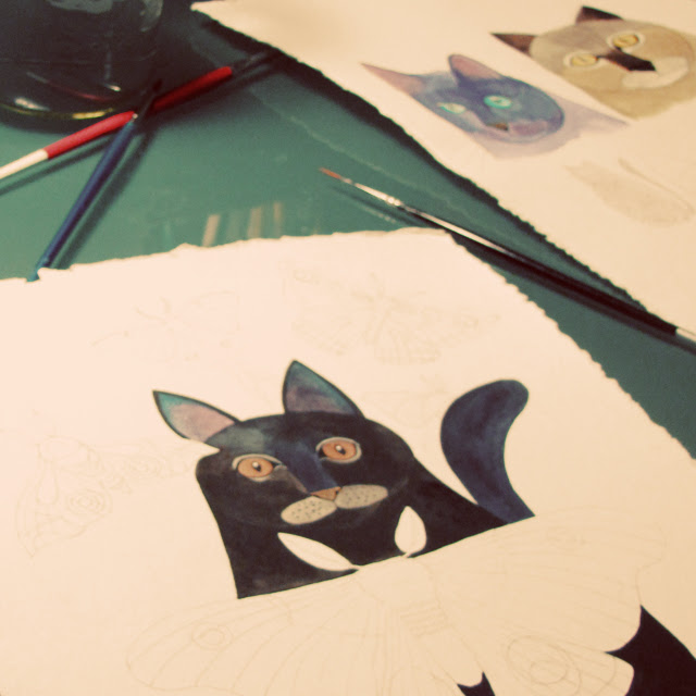 Kitties work in progress