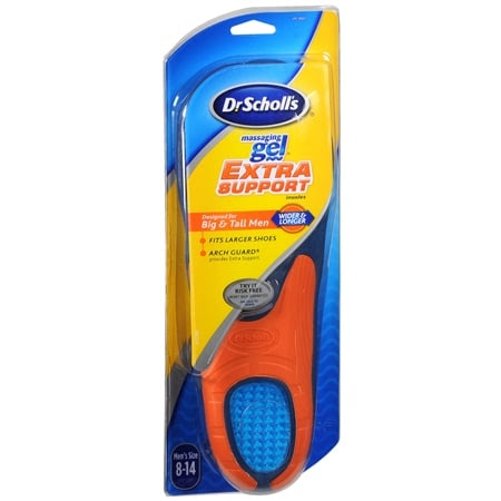 Dr. Scholl's Massaging Gel Extra Support Insoles 8-14 - 1 pair