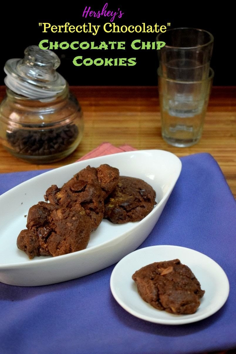 How to make Hersheys Perfectly Chocolate Chocolate Chip Cookies How to make Hersheys Perfectly Chocolate Chocolate Chip Cookies