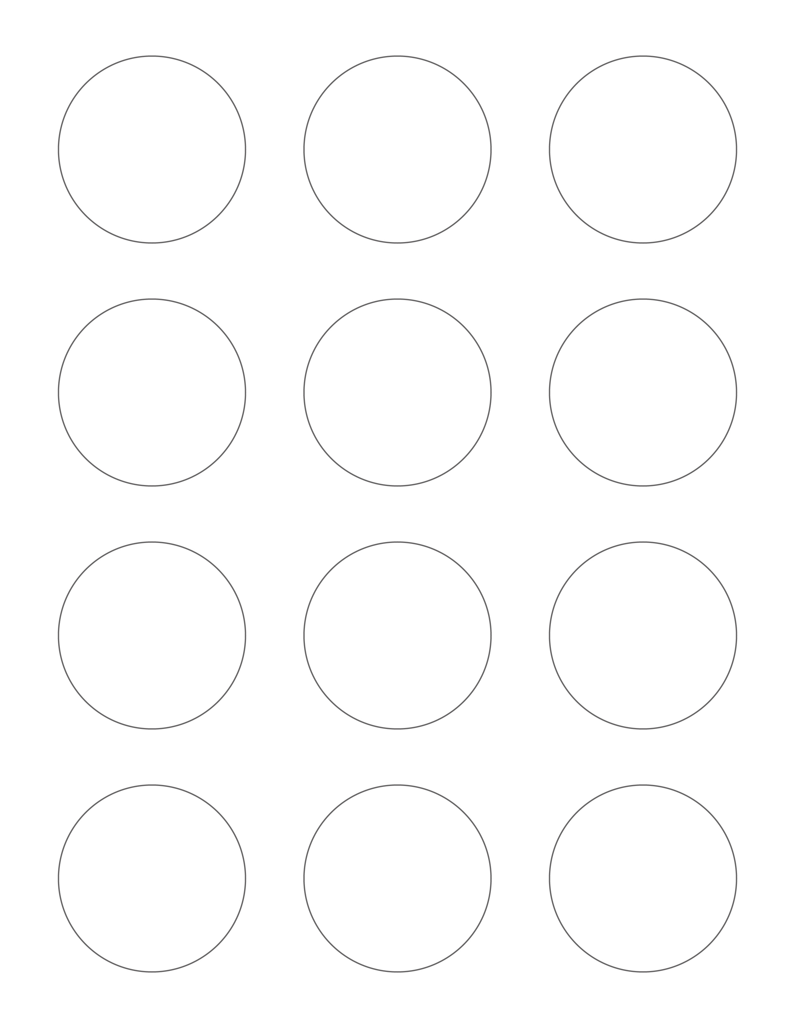 MR830 – Dia 2″ – US Letter Sheet – 12 Round Labels – MR-LABEL