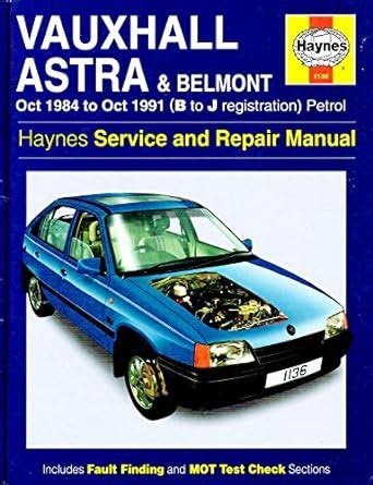 eBook Opel Vauxhall Astra Belmont Service Manual Repair Manual