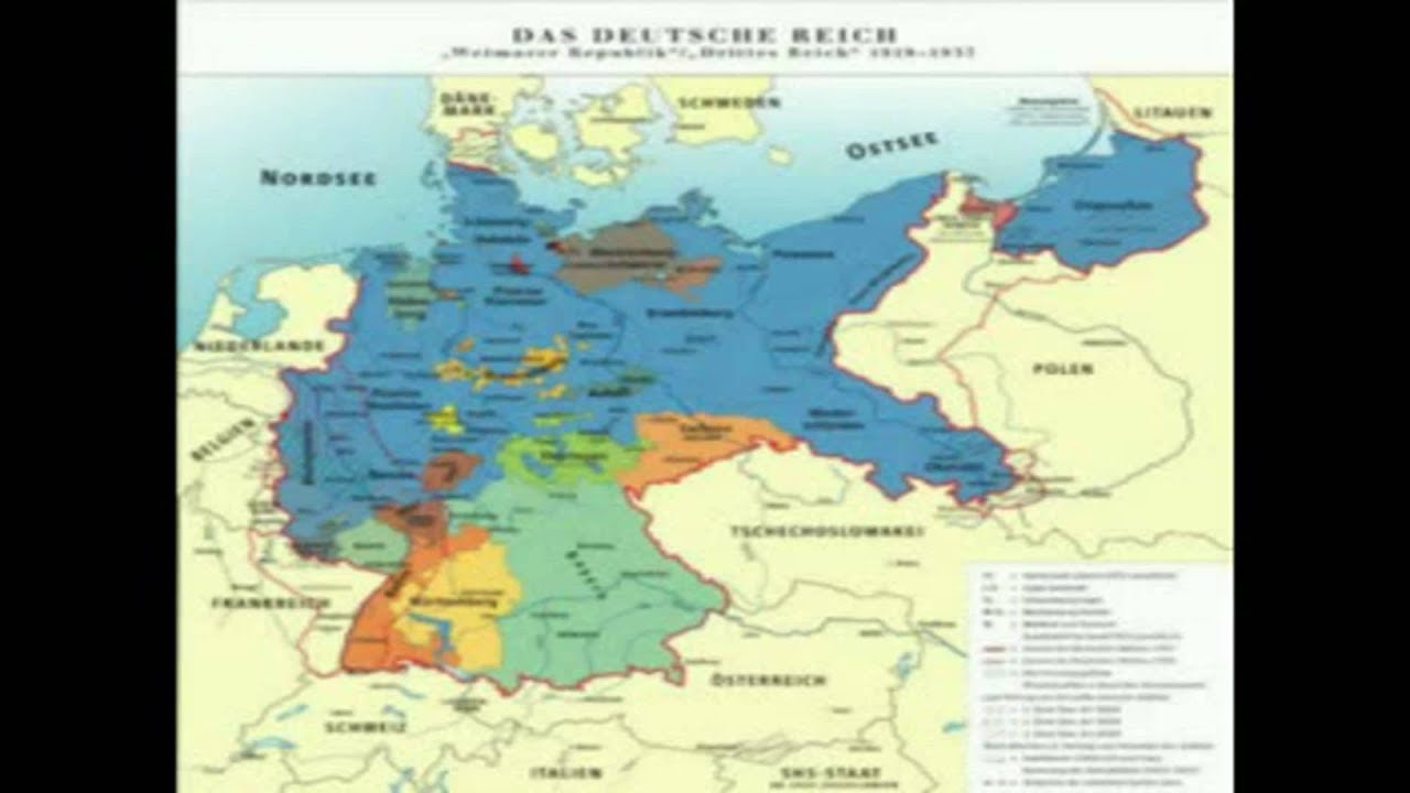 1933 Deutschland Karte - Rape during the occupation of ...