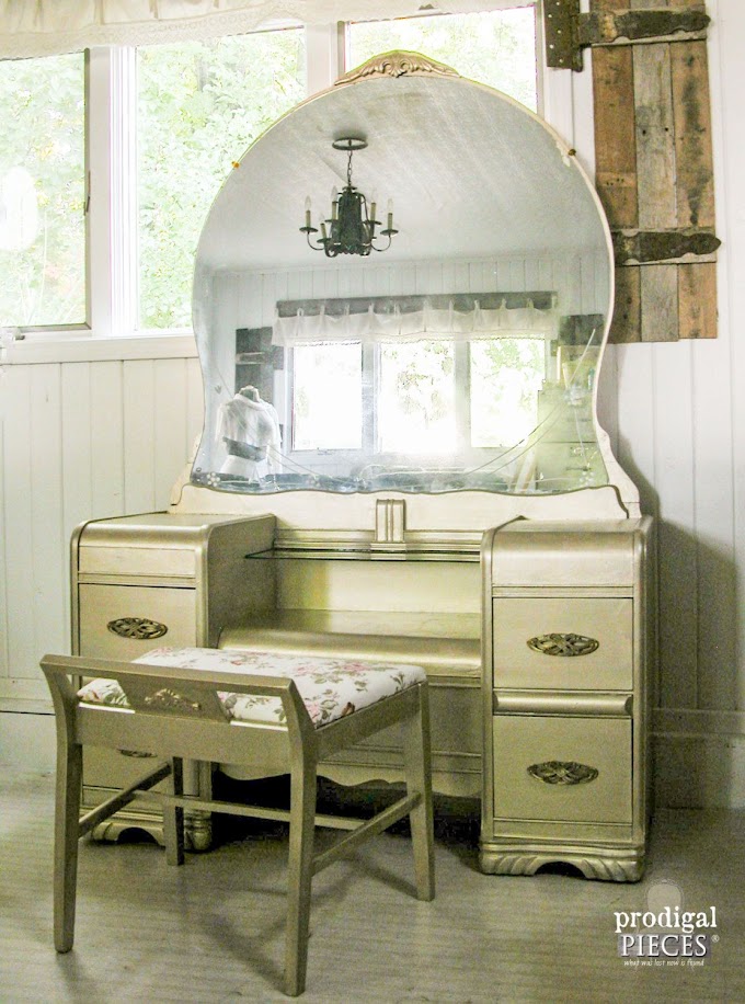 Vintage Waterfall Vanity With Square Mirror / Unavailable Listing on Etsy - Beautme hollywood vanity mirror with lights,tabletop or wall mounted cosmetic makeup mirror with dimmer led bulbs touch control square makeup beauty mirror (black).
