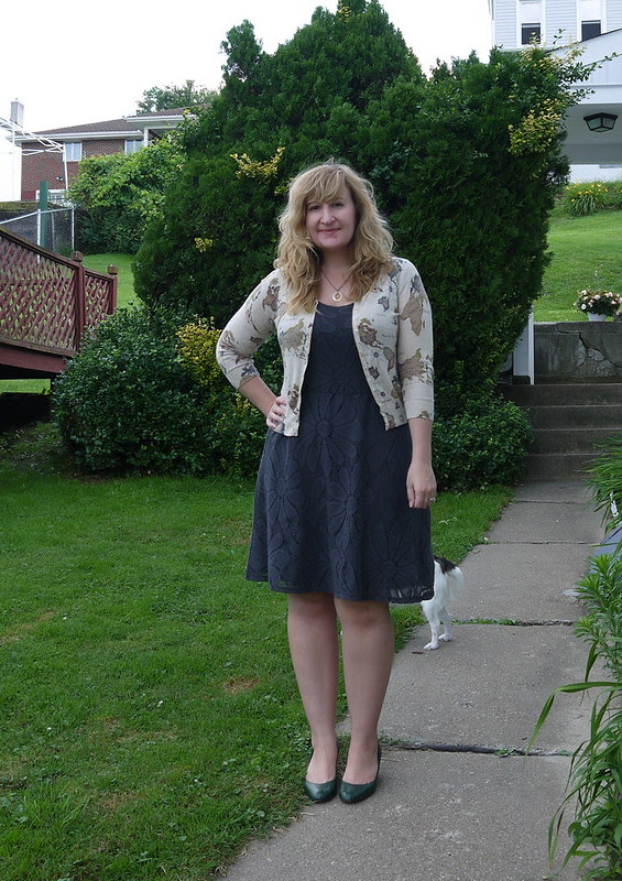 fluttering flora dress