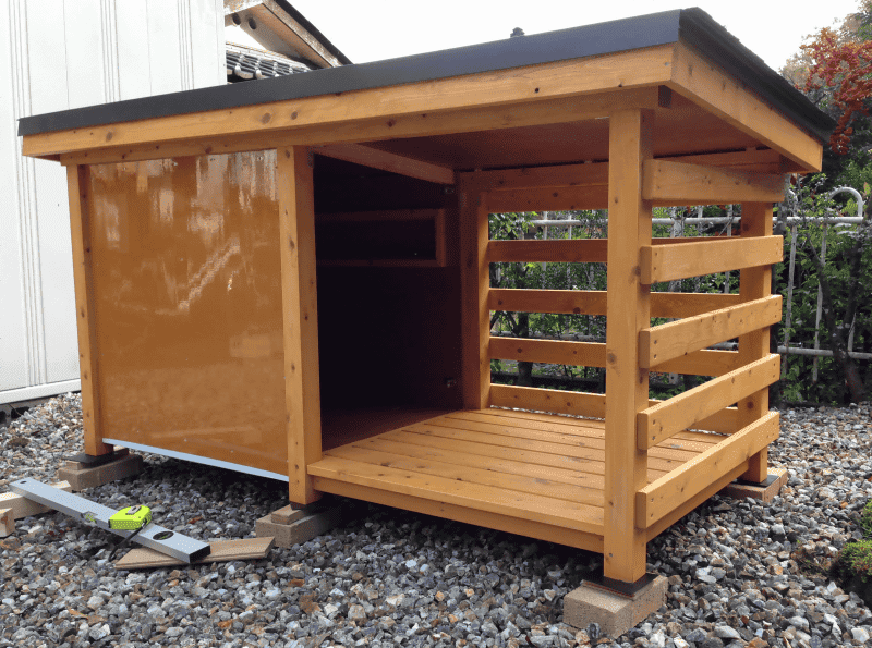外飼い用犬小屋の自作 Diy 其の九 組立て ぽてと 柴犬ブログ