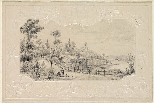 Harbour view with road in foreground