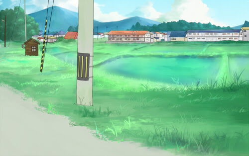 草原と建物の塗り方 Saiイラストメイキング