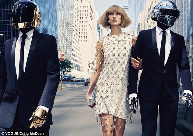 Future fantastic! Karlie Kloss works a space age look ...
