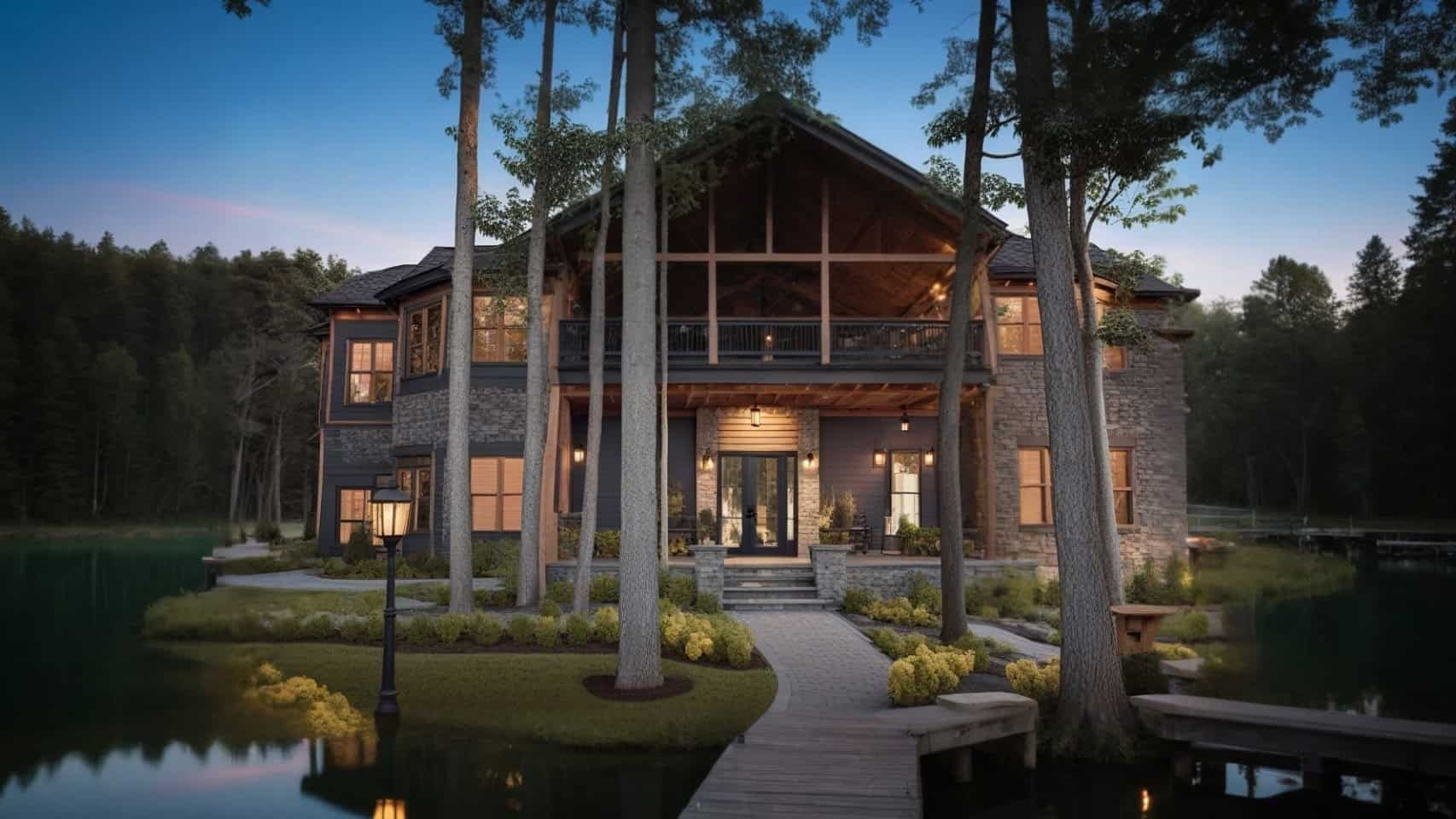 Brick Lake House Plan with an Open Living Floor Plan Brick Lake House Plan with an Open Living Floor Plan