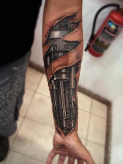 Tagged tats tattoo sleeve half sleeve cool tattoo Cool Tattoos 
