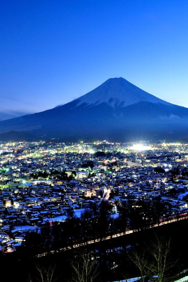 壁紙 富士山の風景のスマホ壁紙640x960 Fuji I10 Jpg 壁紙box