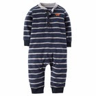 Carters Baby Boy Fleece Henley Jumpsuit--9M