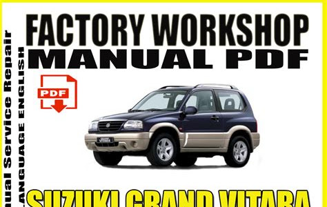 Free Download suzuki grand vitara 2002 workshop service repair manual iPad mini PDF