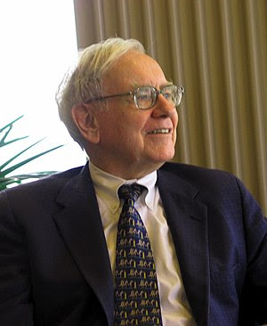 Warren Buffett speaking to a group of students...