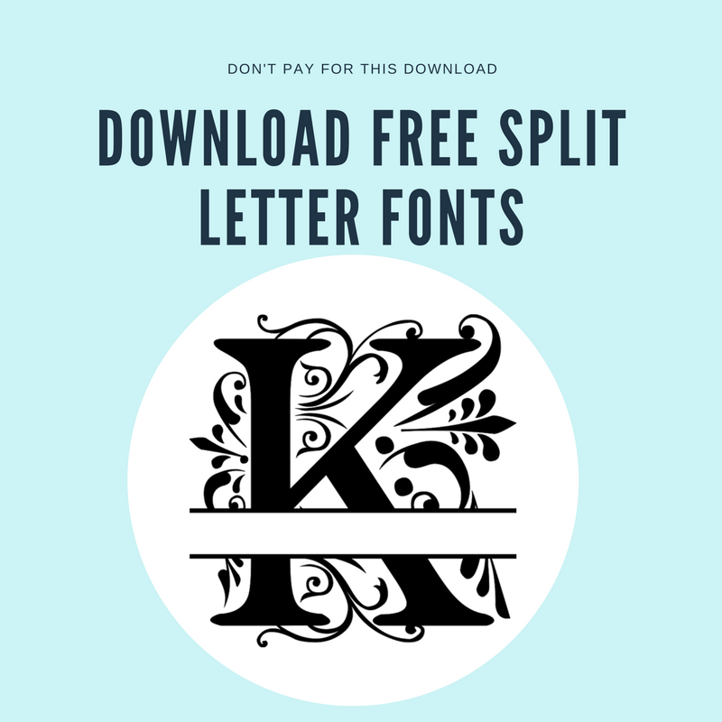 Download Monogram Split Letter Font Free Downloads Nar Media Kit