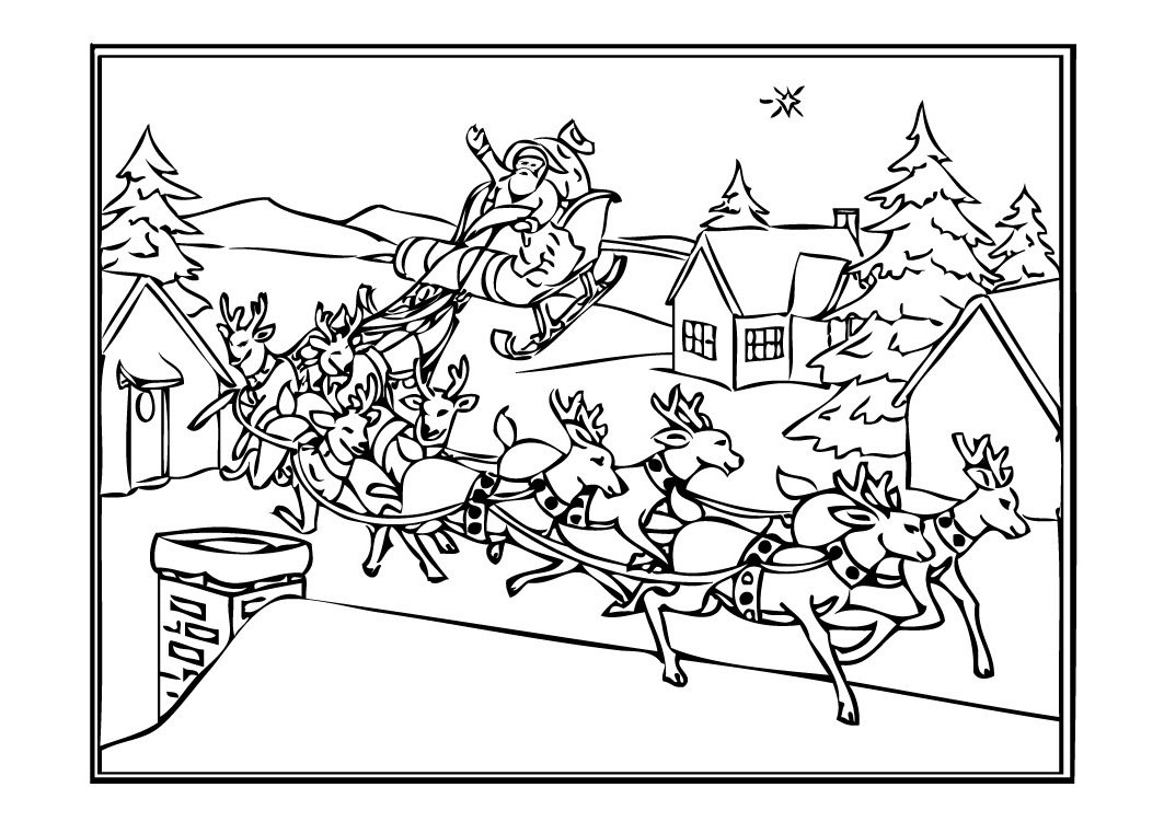 Dessin dessin gratuit de p¨re noel a imprimer