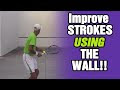 Tennis Drills - How To Improve Your Strokes Using The  Wall
