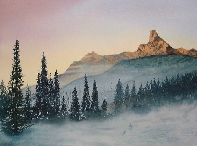 mountain landscape watercolor lesson watercolor mountains
