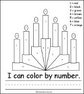 Download Kwanzaa Activity Early Reader Book: Color by Number Page ...