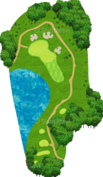 ラ グレースゴルフ倶楽部 アウトのコース情報 Shot Naviゴルフ場ガイド