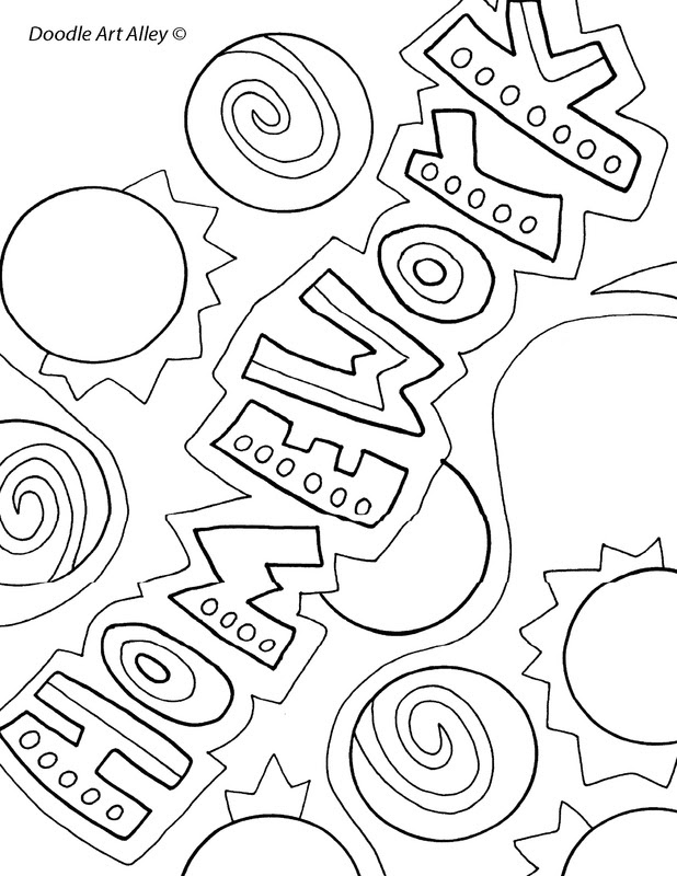 Download Binder Cover Coloring Pages - Classroom Doodles