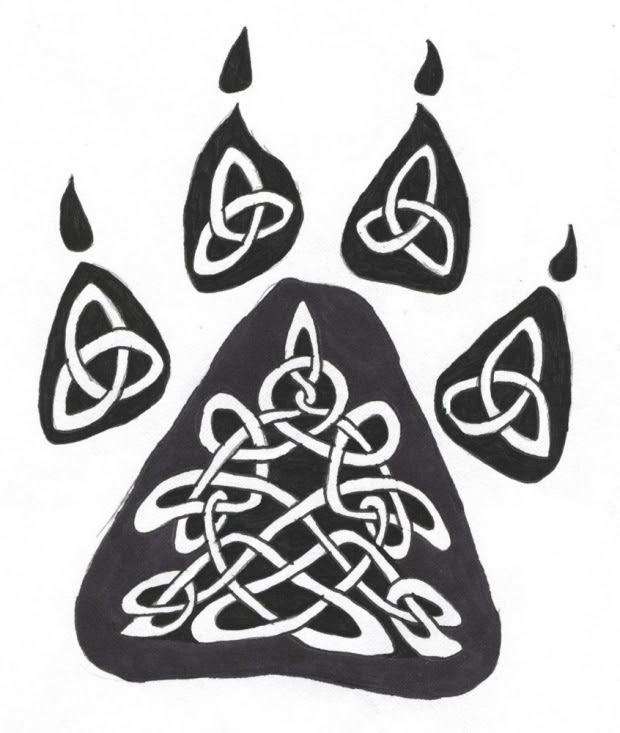 Celtic Wolf Paw Tattoo Design We now require registration to download high 