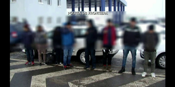 Opt migranţi prinşi la Calafat încercând să intre ilegal în ţară