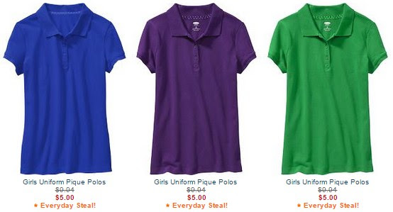 old navy uniform polos