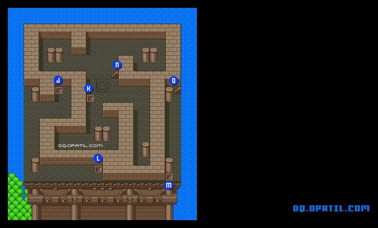 Dq2 風の塔マップ ドラゴンクエスト2各所のマップ Sfc版ドラゴンクエスト2 完全攻略 Dragon Quest2 ゲーム攻略メモ