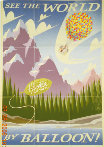 pixar up movie poster. Eh, nemu Up Retro movie poster