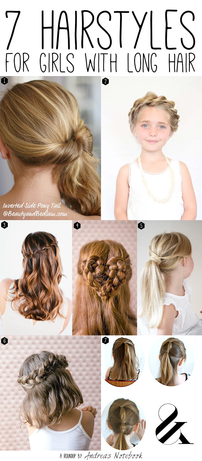 7 hairstyles for girls with long hair