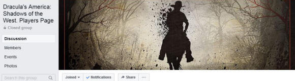 Join in the conversation about Dracula's America with fellow enthusiasts, join the Facebook players page.