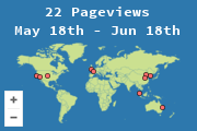 Locations of visitors to this page