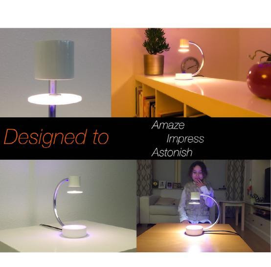 LUNALUXX悬浮台灯：像飞碟一样飘在空中