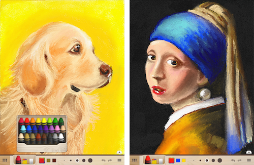 クレヨンの描き味が楽しめる本格ペイントアプリ Crayon Style 配信開始 Psoft Mobile