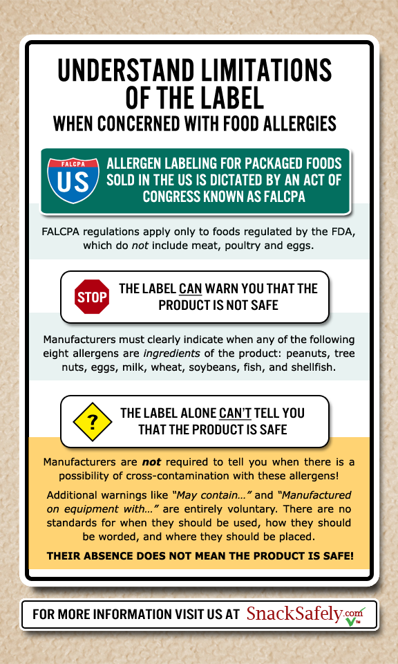 Understand the Limitations of the Label | SnackSafely.com